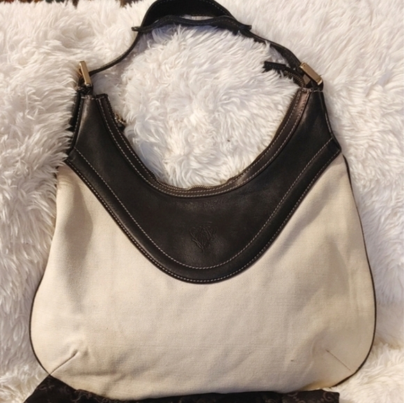 Gucci Handbags - GUCCI Hysteria Canvas & Leather Shoulder Bag